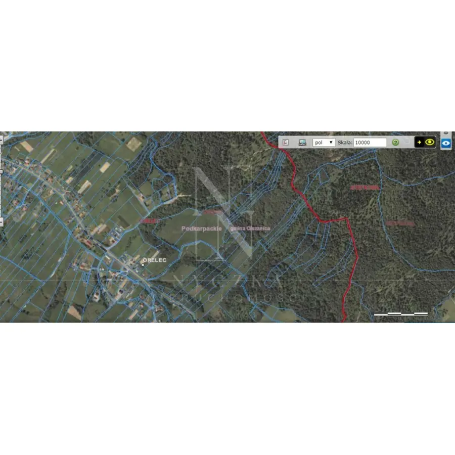 podkarpackie, Leski, Olszanica, Orelec, ORELEC,GM.OLSZANICA,POW.LESKI,LAS 7000M2.