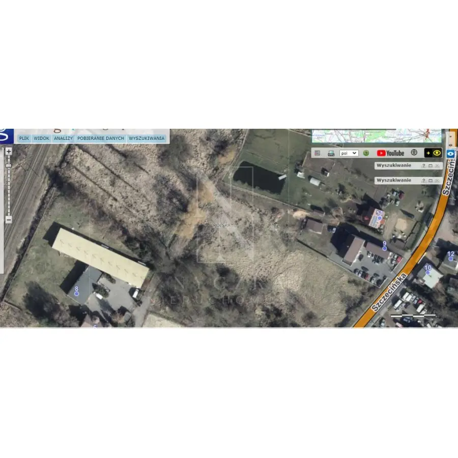 zachodniopomorskie, Gryfiński, Gryfino, Radziszewo, DZIAŁKA RADZISZEWO 1.5192HA POD HALĘ MAGAZYNOWĄ.
