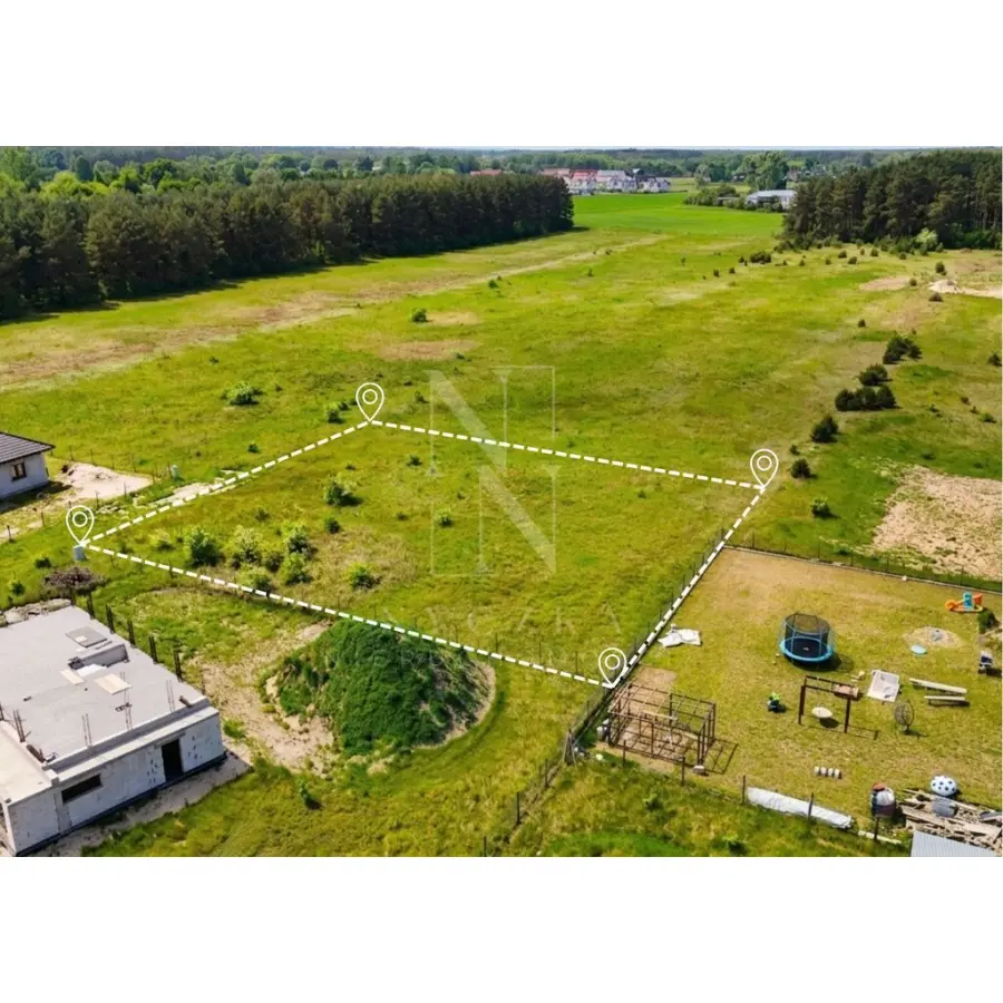 zachodniopomorskie, Goleniowski, Goleniów, Białuń, Jarzębinowa, Działka 1506 m2 Białuń, ul. Jarzębinowa - MPZP