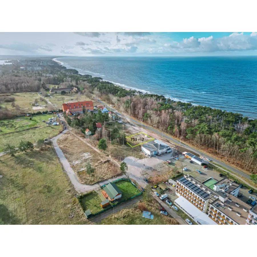 zachodniopomorskie, Koszaliński, Mielno, Pierwsza linia zabudowy, 753m2! Unieście-Mielno