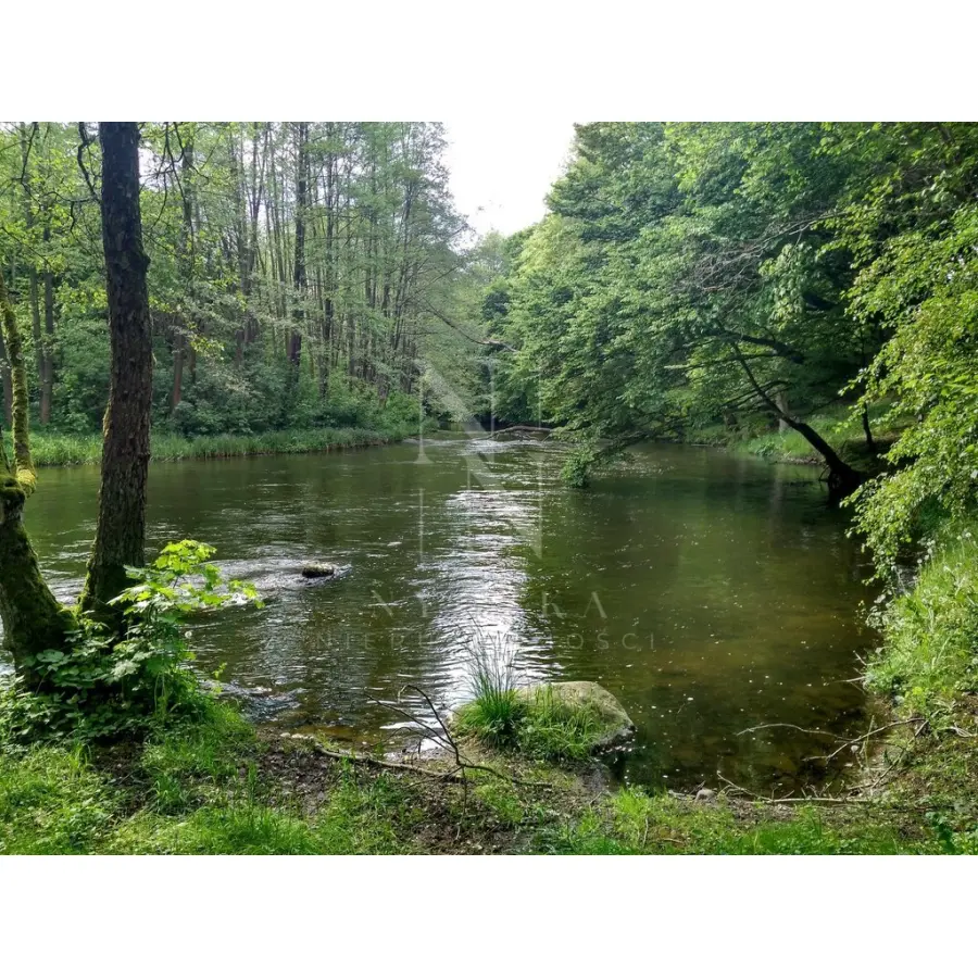 zachodniopomorskie, Choszczeński, Drawno, Barnimie, DZIAŁKA BUDOWLANA NAD DRAWĄ